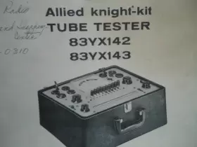 KG-600 ALLIED KNIGHT KIT Tube Tester #3