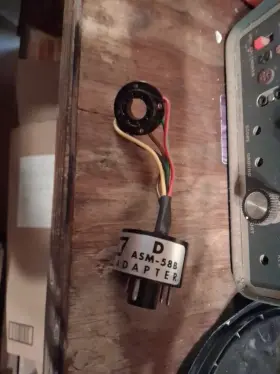 B&k Asm58b B&k Precision Adapter Model Asm-58b #d Use With 465 466 Crt Picture Tube Tester