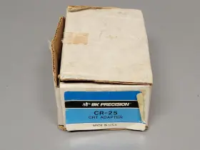 B&k Cr-25 Bk Precision Crt Adapter 467 470 In Original Box With Paper Chart