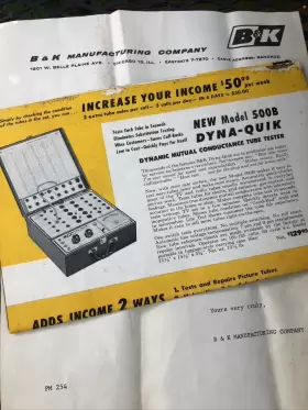 M400 B-K Crt Cathode Rejuvenator Tester Box #3