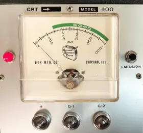 MODEL-400 B-K Cathode Rejuvenator Tester Powers Up #2