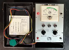 MODEL-400 B-K Cathode Rejuvenator Tester Powers Up