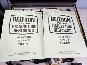 8080-A BELTRON Tube Restorer Adapters Manuals Powers #2
