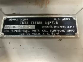 TV6U BENDIX Military Radio Electron Vacuum Tube Tester Repair #3
