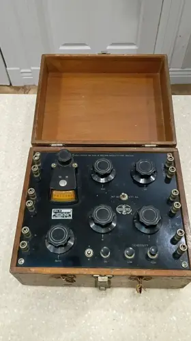 Current 638-r Vintage Shallcross No Kelvin Wheatstone Bridge Tester Electro-tech