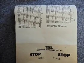 625-06 EICO Roll Tube Tester