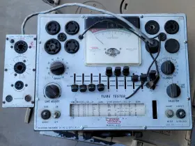 66386 EICO Tube Tester Lid Worked