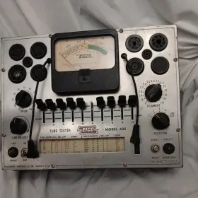 Eico W47014 Vintage Tube Tester Model 625 Stainless Steel Case