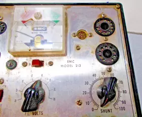 MODEL-213 EMC Tube Tester Data Sheet Manual #3