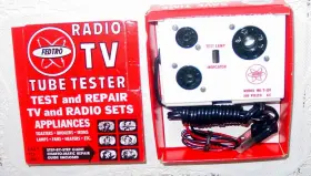 T-110 FEDTRO Tester Tv Radio Tube Lamp Ac Circuit Neon Nos #2