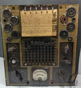 TC-2 GE General Electric Tube Tester Front Panel