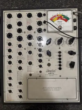 Hickok 345-00332 Vintage Model 799 Tube Tester And Manual S Untested Looks Nice Clean