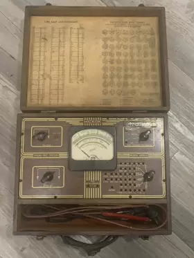 4900-S HICKOK Tube Tester Wooden #2