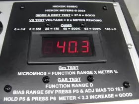 539C-B HICKOK Digital Meter Conversion Tube Testers #3