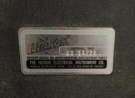 81-14228 HICKOK Dynamic Mutual Conductance Tube Tester #3