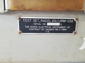 AN-URM-113A HICKOK Military Set Radio Tester #3