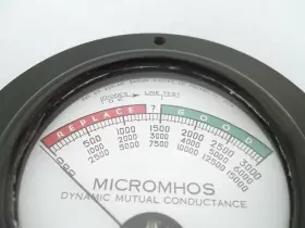 I-177-B HICKOK SIGNAL CORPS Tube Tester Simpson Panel Meter #2