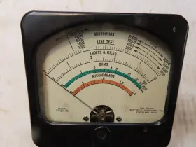 TV3-B HICKOK Panel Meter Miitary Tube Tester