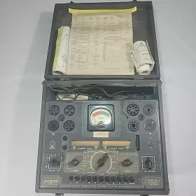 MODEL-636 JACKSON Electrical Vacuum Tube Tester Charts