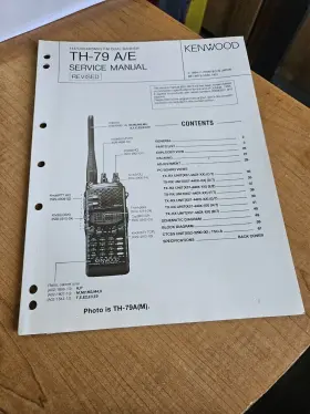 TH-79 KENWOOD Fm Dual Bander Radio Service Manual Revised