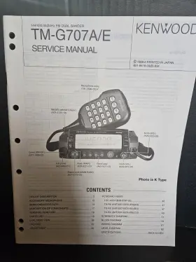TM-707A KENWOOD Fm Dual Bander Manual