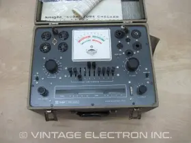 KG-600A KNIGHT Tube Tester Meter Checker Ham Radio Audio #2