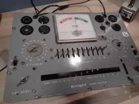 RK-520 KNIGHT Allied Radio Tube Tester Front Panel Running