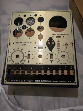 38-01123W LAFAYETTE Tube Transistor Tester #3