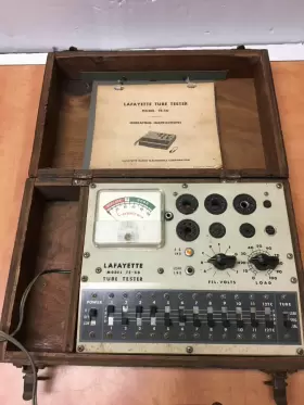 TE-50 LAFAYETTE Radio Tube Tester Sylvania Zenith Powers
