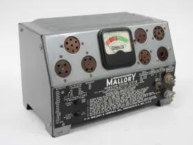 Mallory 12vt1d Vintage Car Radio Vibrator Tester Untested Looks Nice