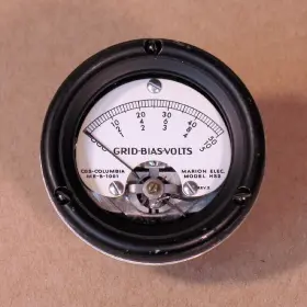 ME-B-1001 MARION Cbs Tube Tester Grid Bias Volts Meter