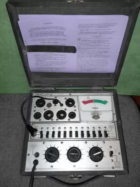 1100C MERCURY Radio Vacuum Tube Tester Setups #2