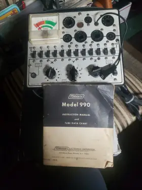 3013830 MERCURY Vacuum Tube Tester Data