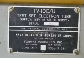 TV-10 Tube Tester Powers #2