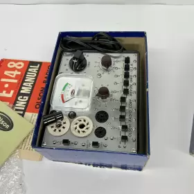 TE-148 OLSON RADIO Tube Tester Box Manual Papers #2