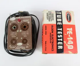 TE-140 OLSON Vacuum Tube Tester Checker