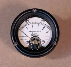 210-07229 PHAOSTRON Tube Tester Grid Bias Volts Meter