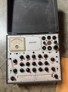 Precise Electronics 111mw Model 111 G&e Tube Tester Vintage Working Clean Analyzer
