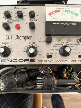 Sencore 0123456 Mighty Cr 143 Might Mite V Tube Tester Not Tested