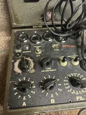 I-177-A SIGNAL CORPS Military Tube Tester Repair #2
