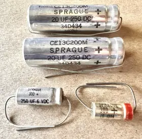 20UF SPRAGUE Capacitor Dynajet Tube Tester Kit