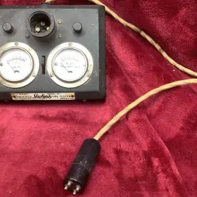 R-406 STERLING Antique Radio Tube Tester Cleveland Adapter