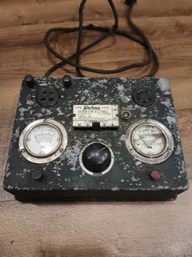 Sterling R-509 Vintage R-509vacuum Tube Tester Untested Cleveland Ohio Usa Circa 1928