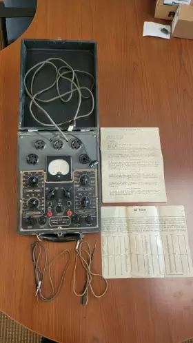 1180-S SUPERIOR Set Tube Tester Allmeter Papers #2