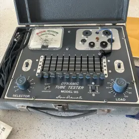 Superior 12/18/1959 Vintage Dynamic Tube Tester Inch Instruments Co Model #85