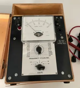 Superior Sm600-371 Vintage Simplex Tube Tester In Wooden Case