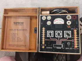 Supreme 5528 Vintage 1930s Instruments Corp Tube And Radio Tester Model 504 Sn 129