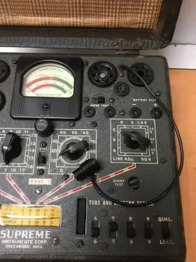 589-A SUPREME Vacuum Tube Tester Repair #2