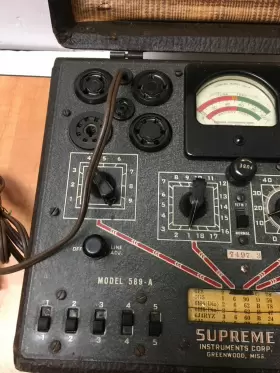 589-A SUPREME Vacuum Tube Tester Repair #3