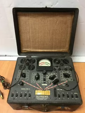 589-A SUPREME Vacuum Tube Tester Repair